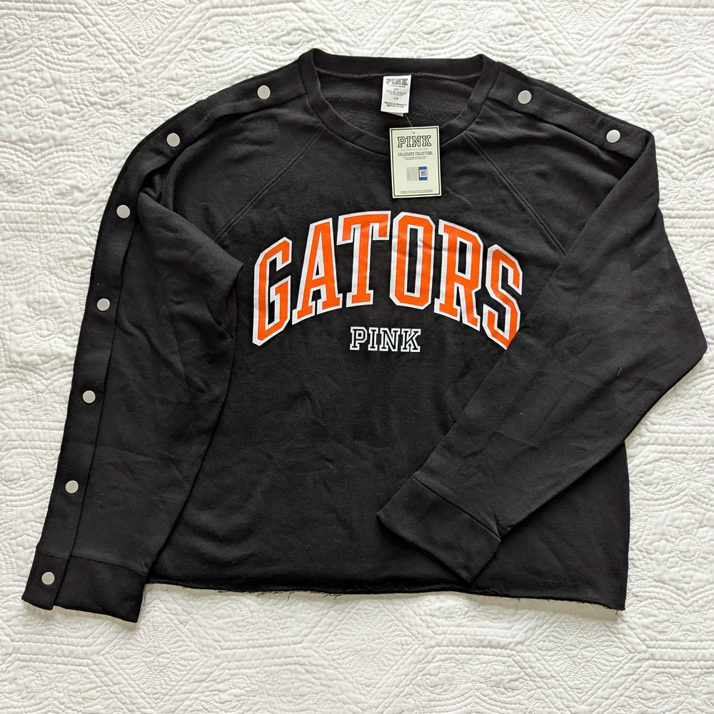 PINK Victoria's Secret Black Gators Sweatshirt